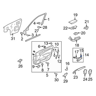 Acura OE - Interior Door Handle Clip