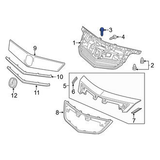 Acura OE - Engine Cooling Fan Shroud Bolt
