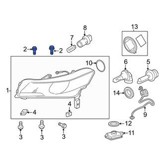 Acura OE - Headlight Mounting Bolt
