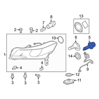 Acura OE - Front Headlight Bulb