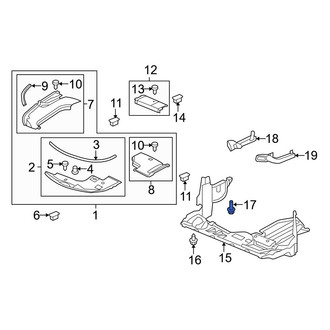Acura OE - Grille Retainer