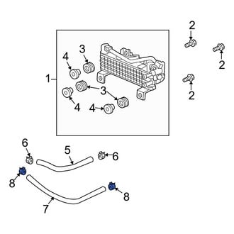 Acura OE - Automatic Transmission Oil Cooler Line Connector