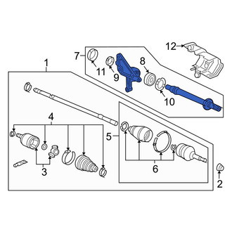 Acura OE - CV Intermediate Shaft