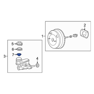 Acura OE - Brake Master Cylinder Reservoir Strainer
