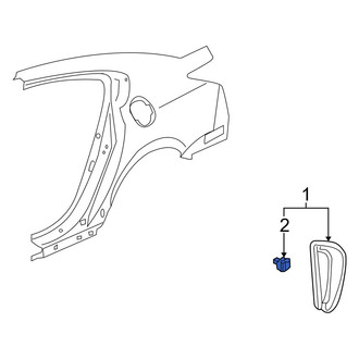 Acura OE - Body C-Pillar Molding Clip