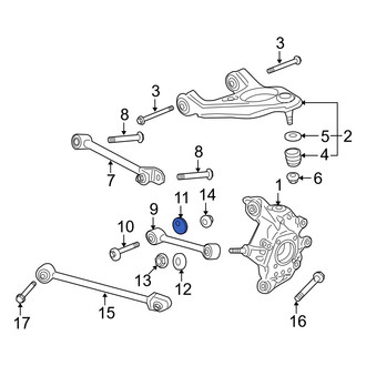 Acura OE - Rear Alignment Camber Adjusting Eccentric