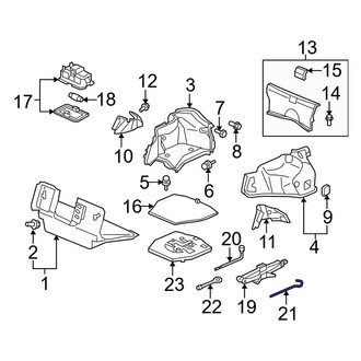 Acura OE - Floor Jack Handle