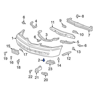 Acura OE - Front Bumper Cover Retainer