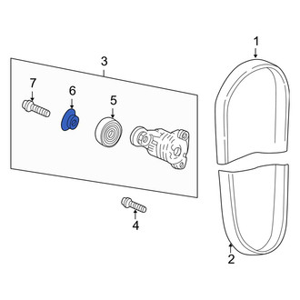 Acura OE - Belt Tensioner Pulley Bolt Cover