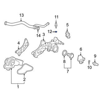 Acura OE - Engine Coolant Temperature Sensor O-Ring
