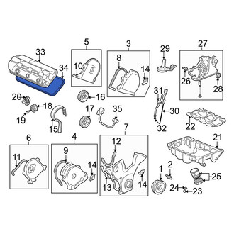Acura OE - Engine Valve Cover Gasket