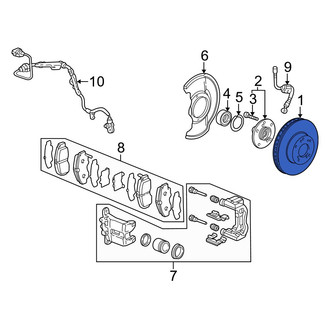 Acura OE - Front Disc Brake Rotor