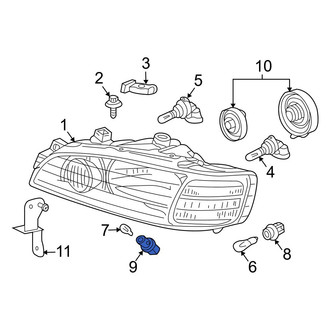 Acura OE - Front Side Marker Light Socket