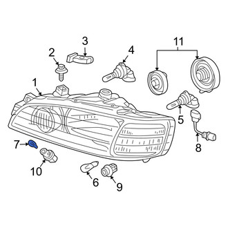 Acura OE - Rear Side Marker Light Bulb