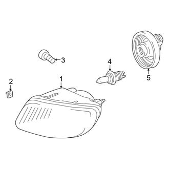 Acura OE - Front Lamps - Fog Lamps