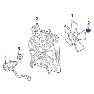 Acura OE - Engine Cooling Fan Blade Nut