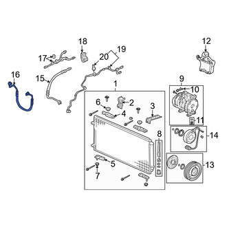 Acura OE - A/C Refrigerant Discharge Hose