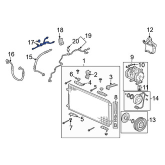 Acura OE - A/C Refrigerant Suction Hose