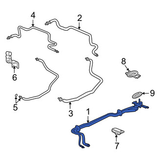 Acura OE - A/C Refrigerant Suction Hose