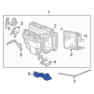 Acura OE - HVAC Heater Control Valve
