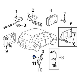 Acura OE - Antenna Amplifier Bolt