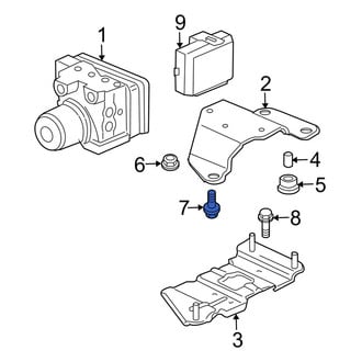 Acura OE - Upper ABS Hydraulic Actuator Bolt