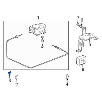 Acura OE - Cruise Control Actuator Clip