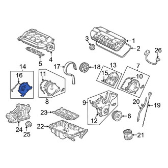 Acura OE - Right Engine Timing Cover