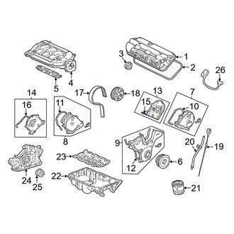 Acura OE - Engine Timing Cover Gasket