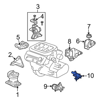 Acura OE - Rear Manual Transmission Mount