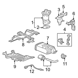 Acura OE - Emission System - Emission Components