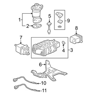 Acura OE - Emission System - Emission Components