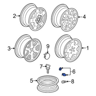Acura OE - Wheel Lug Nut