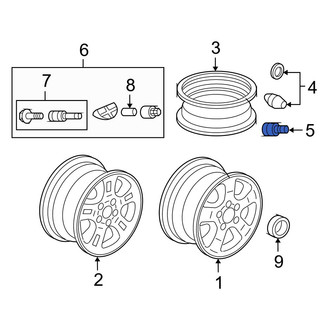 Acura OE - Tire Valve Stem