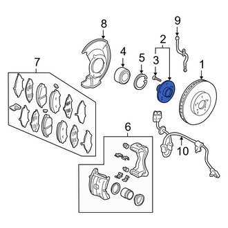 Acura OE - Front Wheel Hub