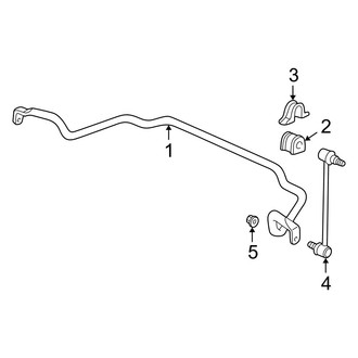 Acura OE - Front Suspension - Stabilizer Bar & Components