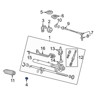 Acura OE - Right Rack and Pinion Mount Bushing