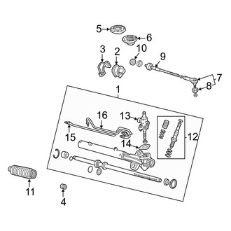 Acura OE - Steering Gear & Linkage