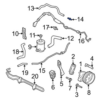 Acura OE - Power Steering Return Hose