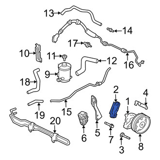 Acura OE - Front Power Steering Pump Bracket