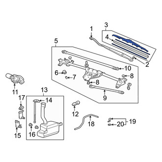 Acura OE - Front Right Wiper Blade