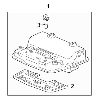 Acura OE - Overhead Console (Front)
