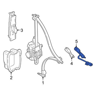 Acura OE - Front Left Seat Belt Receptacle