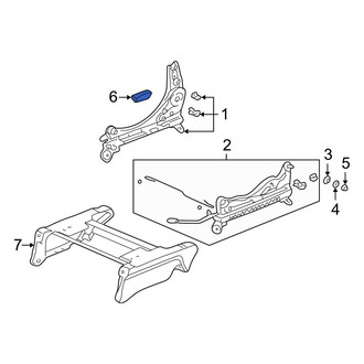 Acura OE - Front Right Seat Back Recliner Adjustment Handle