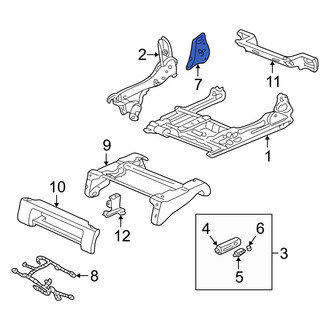 Acura OE - Front Right Seat Back Recliner Adjustment Mechanism Cover