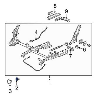 Acura OE - Center Right Seat Adjuster Bolt