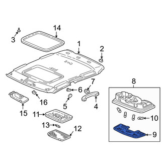 Acura OE - Right Dome Light Lens