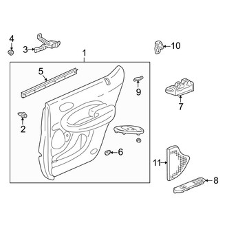 Acura OE - Rear Door - Interior Trim