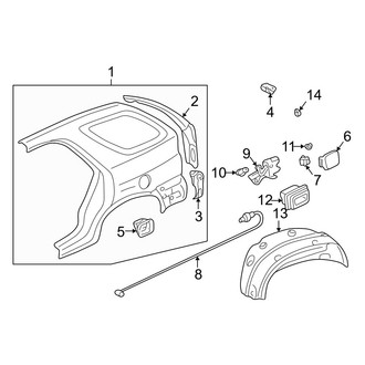 Acura OE - Quarter Panel & Components