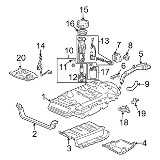 Acura OE - Fuel System Components
